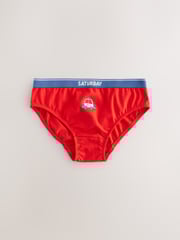 Red/Blue Emergency Vehicles Cotton Briefs 7 Pack (1.5-10yrs) - Image 2 of 11
