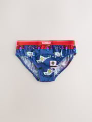 Red/Blue Emergency Vehicles Cotton Briefs 7 Pack (1.5-10yrs) - Image 4 of 11