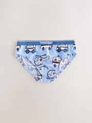 Red/Blue Emergency Vehicles Cotton Briefs 7 Pack (1.5-10yrs) - Image 8 of 11