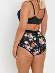 Yours Curve Pink Full Briefs 5 Pack With Stretch - Image 3 of 5