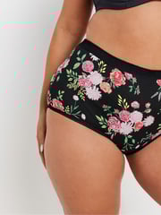 Yours Curve Pink Full Briefs 5 Pack With Stretch - Image 4 of 5