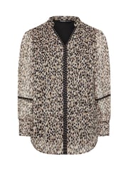 Yours Curve Natural Studded Tape Chiffon Blouse - Image 5 of 5