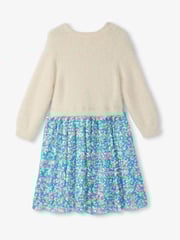 Hatley Cami Lace Fuzzy Mixed Sequin Skirt White Dress - Image 3 of 3