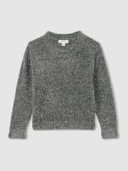 Reiss Silver Theadora 4-9 yrs Tinsel-Yarn Jumper - Image 2 of 4