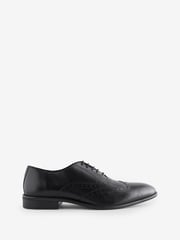 River Island Black Lace up Brogue Derby Shoes - Image 2 of 5