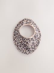Animal Print Baby Turbans and Dribble Bibs 4 Piece Set (0mths-2yrs) - Image 2 of 7