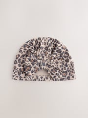 Animal Print Baby Turbans and Dribble Bibs 4 Piece Set (0mths-2yrs) - Image 5 of 7