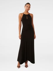 Forever New Black Whitney Gathered Midi Dress - Image 5 of 5