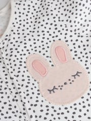 Brown/Cream 5 Pack Baby Bunny Sleepsuits (0mths-2yrs) - Image 13 of 15