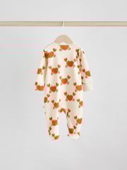 Multi Two Way Zip Baby Sleepsuits 3 Pack (0mths-2yrs) - Image 4 of 12