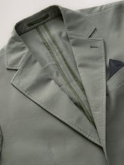 Green Slim Fit TENCEL™ Suit Jacket - Image 7 of 10