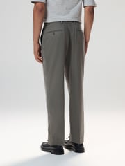 Green Slim Fit TENCEL™ Suit Trousers - Image 3 of 11