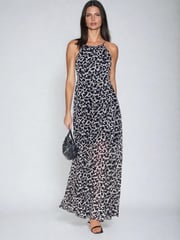 Religion Black Open Back Halterneck Ametrine Maxi Dress - Image 3 of 6