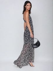 Religion Black Open Back Halterneck Ametrine Maxi Dress - Image 4 of 6