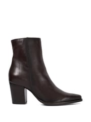 Dune London Tan Brown Paxten Smart Western Ankle Boots - Image 2 of 6