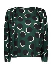 Baukjen Green Dottie Printed Blouse - Image 5 of 5