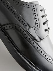 Black Brogue Shoes - Image 6 of 7
