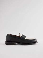 Black and White Penny Loafers - Image 3 of 7