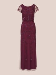 Adrianna Papell Studio Beaded Blouson G Dress - Image 6 of 7