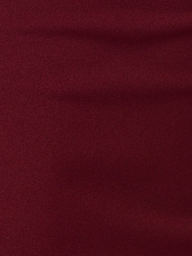 Adrianna by Adrianna Papell Red Knit Crepe Halter Gown - Image 7 of 7