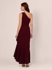 Adrianna Papell Blue Studio Beaded Knit Crepe Gown - Image 2 of 7