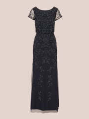 Adrianna Papell Studio Beaded Blouson G Dress - Image 6 of 7