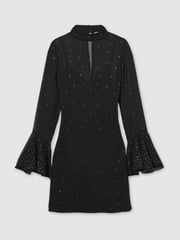 Florere Rib Knit Metallic Thread Midi Dress - Image 2 of 7