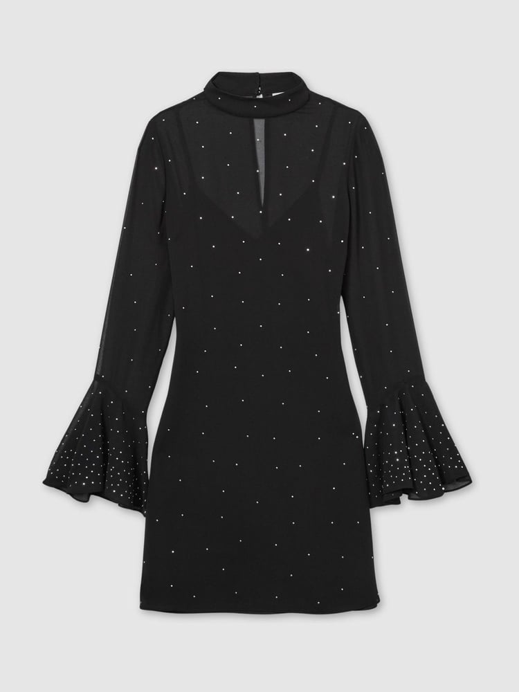 Florere Rib Knit Metallic Thread Midi Dress - Image 2 of 7