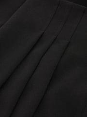 Schwarz - Florere Plissierte Hose mit weitem Bein - Bild 6 von 6