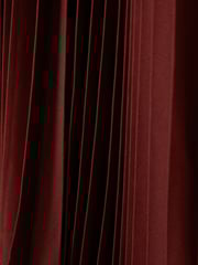 Florere Cinnamon Pleated Satin Maxi Skirt - Image 6 of 6