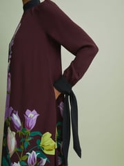 Florere Tie Cuff Maxi Column Dress - Image 5 of 7