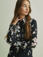 Florere Dropped Waist Shirt Midi Dress - Image 5 of 7