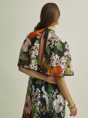 Florere Cape Detail Midi Dress - Image 5 of 7