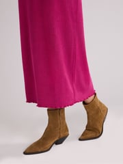 Ro&Zo Berry Rib Knit High Neck Dress - Image 8 of 8