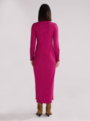 Ro&Zo Berry Petite Rib Knit High Neck Dress - Image 5 of 5