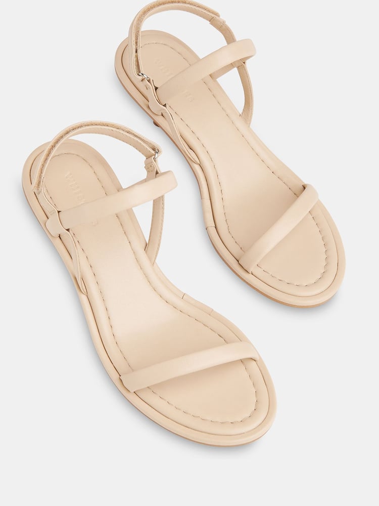 Whistles Nude Enslee Heeled Sandals - Image 2 of 4