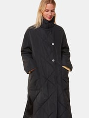 Whistles – Alice – langer, gesteppter Mantel in Schwarz - Bild 1 von 5