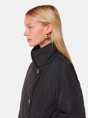 Whistles – Alice – langer, gesteppter Mantel in Schwarz - Bild 3 von 5