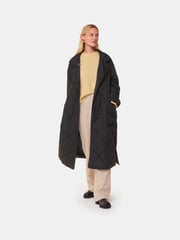 Whistles – Alice – langer, gesteppter Mantel in Schwarz - Bild 4 von 5