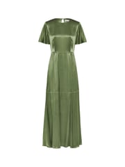 Rewritten Green Sienna Bridesmaid Dress With Angel Sleeve - Image 7 of 7