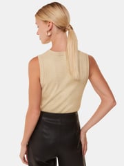 Whistles Gold Luna Sparkle Tank - Image 2 of 5