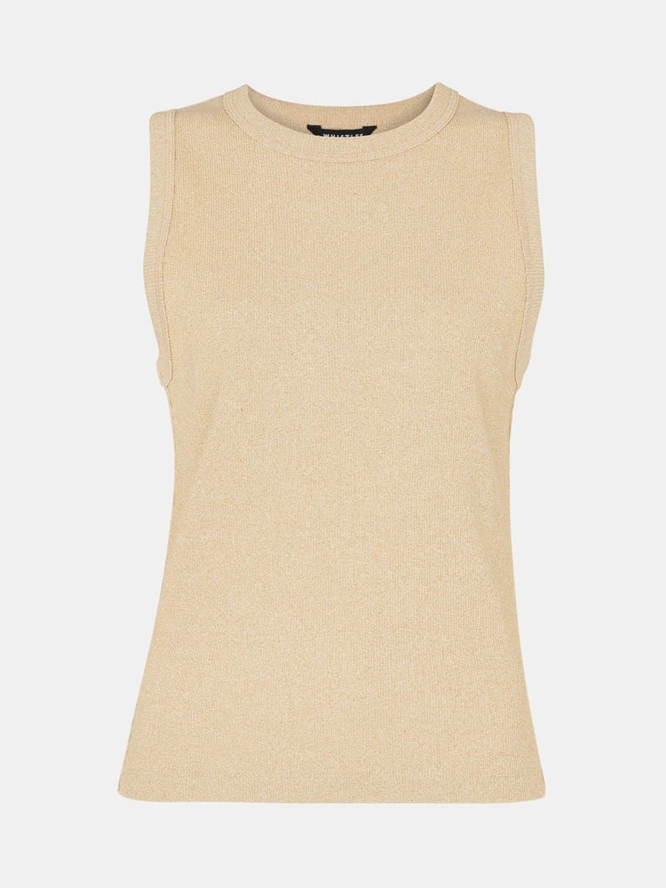Whistles Gold Luna Sparkle Tank - Image 5 of 5