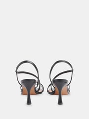 Whistles Black Tenley Strappy Heeled Sandals - Image 2 of 5