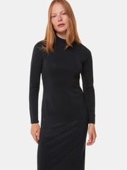 Whistles Hot Fix Jersey Midi Black Dress - Image 4 of 6