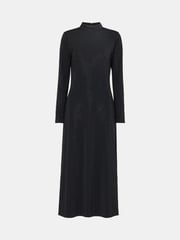 Whistles Hot Fix Jersey Midi Black Dress - Image 6 of 6