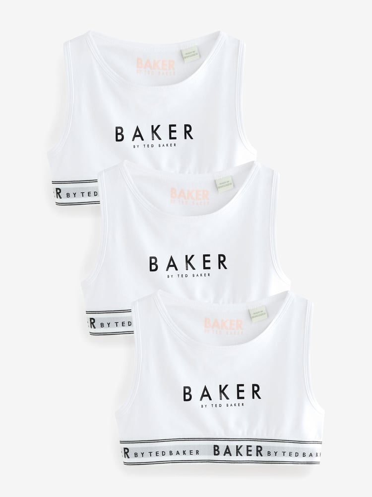 Baker by Ted Baker Crop Tops 3 Pack - Image 1 of 9