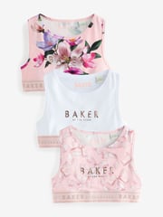 Baker by Ted Baker Crop Tops 3 Pack - Image 1 of 9