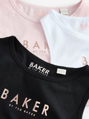Baker by Ted Baker Crop Tops 3 Pack - Image 8 of 9