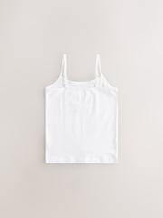 White 5 Pack Cami Vest (1.5-16yrs) - Image 3 of 6