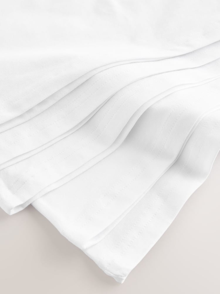 White 5 Pack Cami Vest (1.5-16yrs) - Image 6 of 6